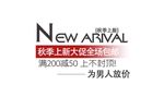 淘宝简约海报艺术字排版