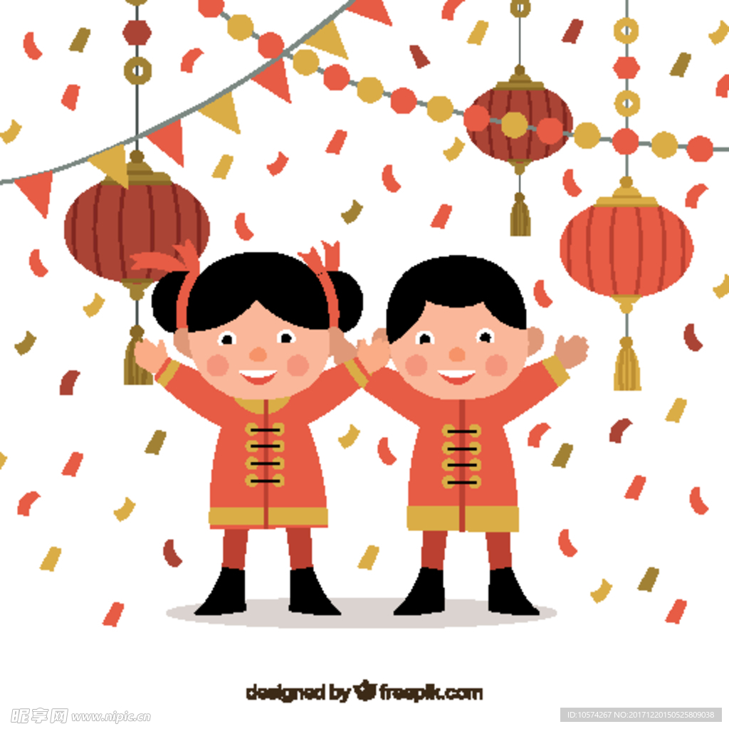 新春节日素材小孩子