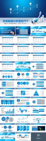 企业财务数据分析统计报告通用P