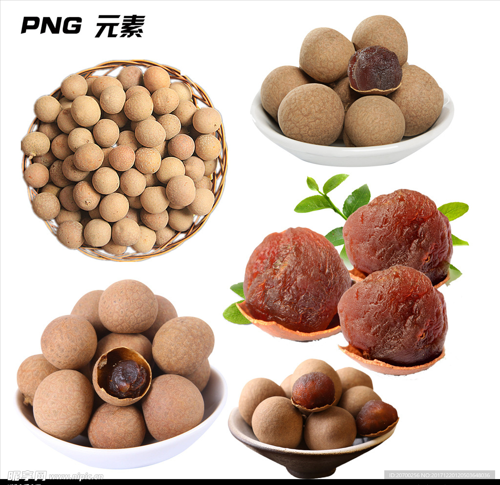 桂圆免扣元素