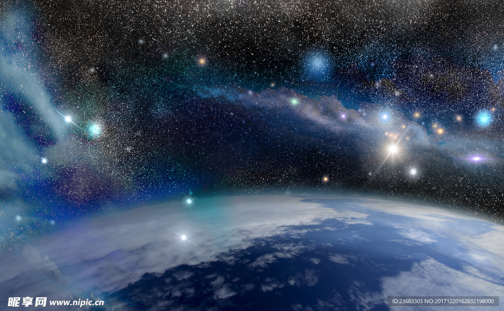璀璨星空图片
