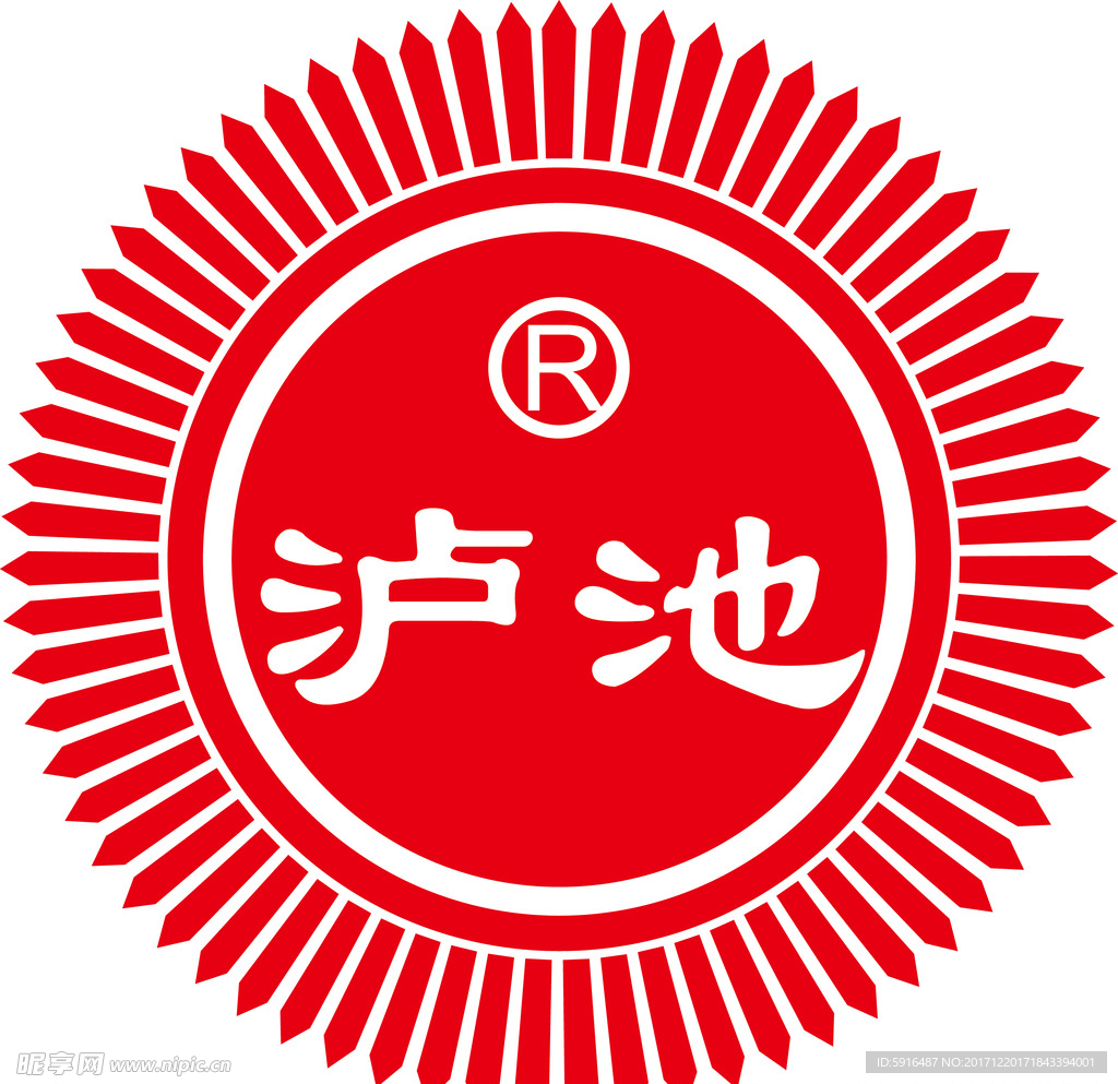 泸池酒标志矢量LOGO