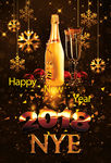 2018新年快乐 恭贺新春海报
