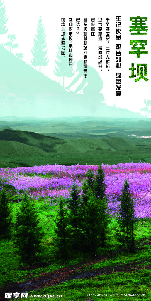 塞罕坝展板