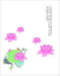 荷花 中国画