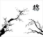 国画梅花
