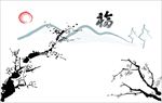 国画梅花
