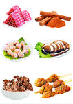 火锅食材矢量素材