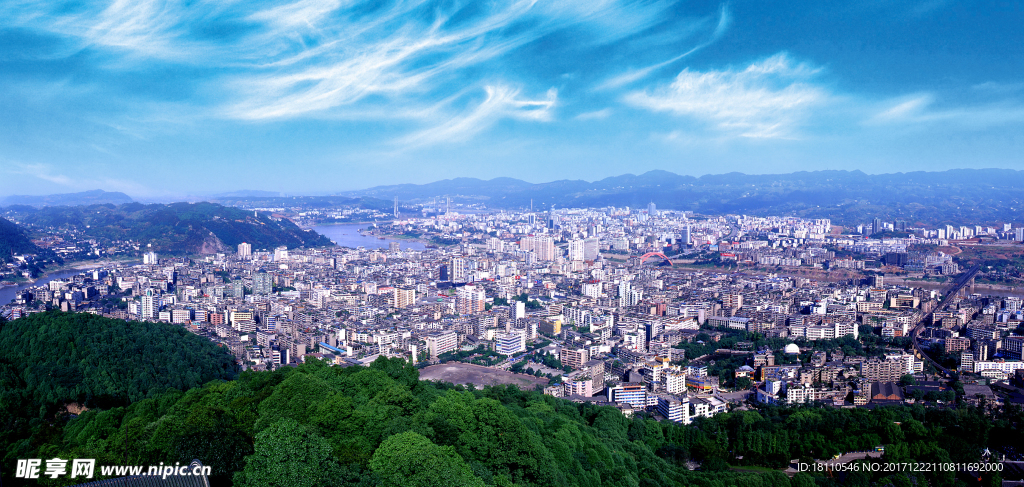 宜宾市全景