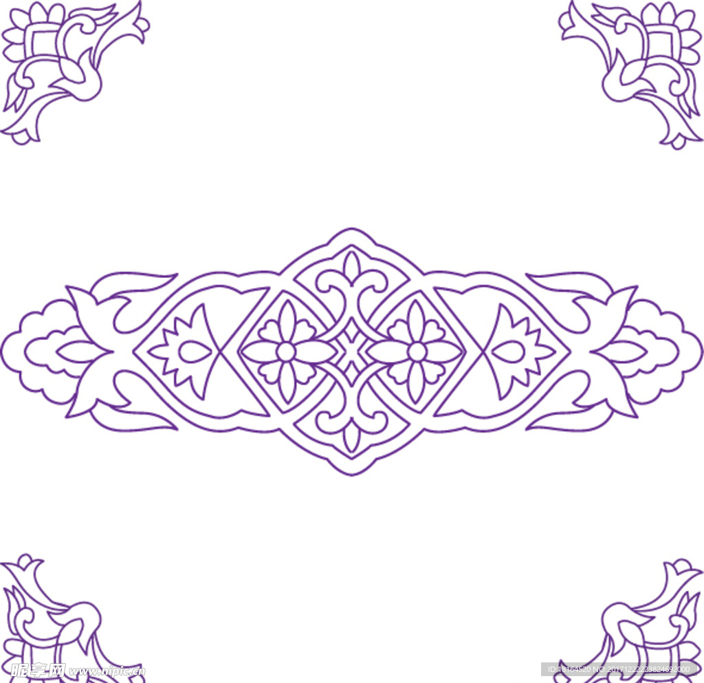 欧式花纹