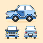 卡通小车