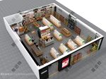 日用护肤化妆品店面效果图片