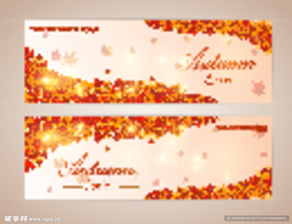 枫叶促销banner