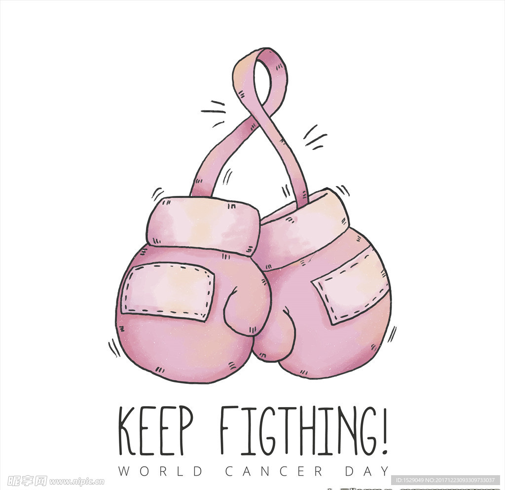 手绘卡通情人节