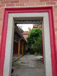 寺庙石门框