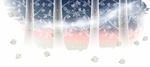 梦幻雪雾森林
