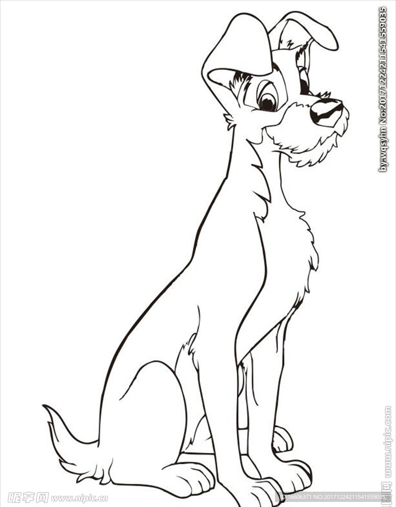 素描狗