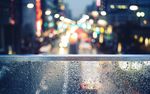 下雨天玻璃