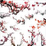 水墨梅花
