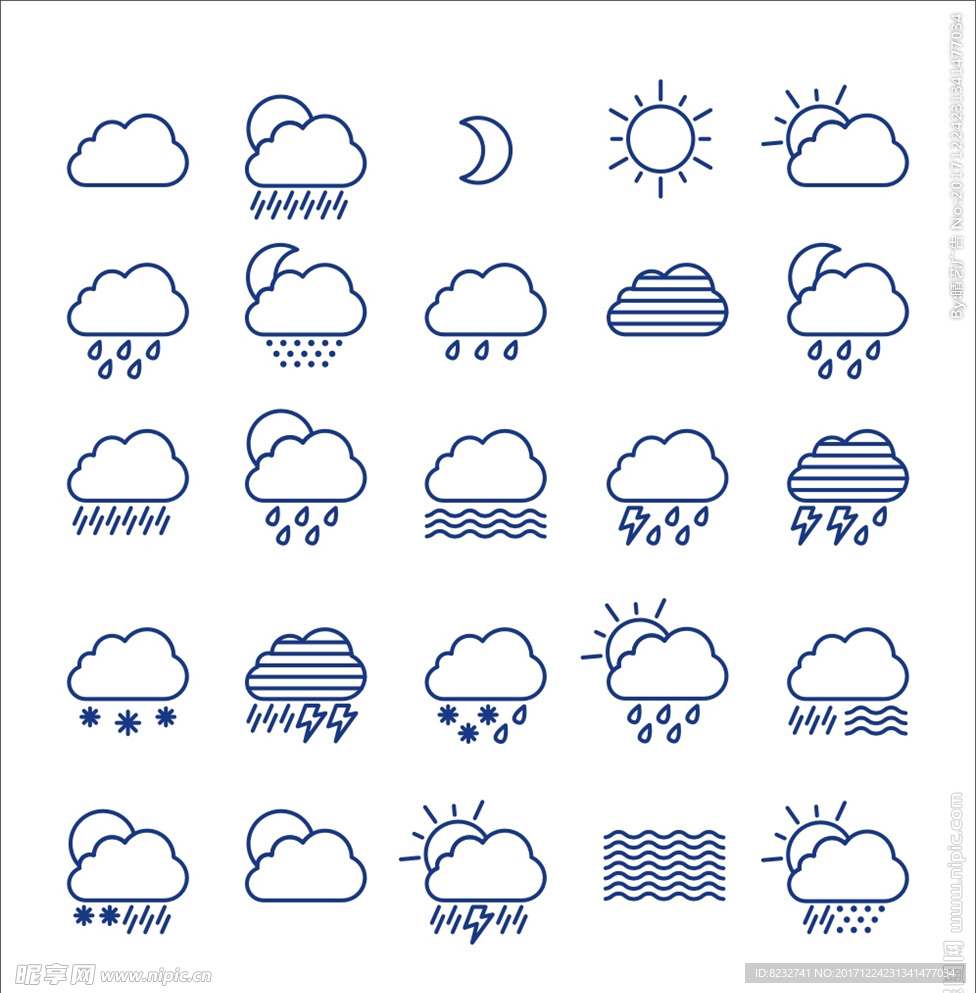 天气预报 天晴 下雨 雨天