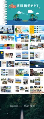 精品旅游相册PPT模板