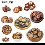 香菇免扣元素