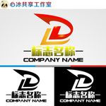 D字母logo