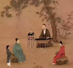 古代人物  油画