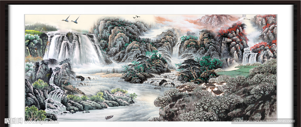 山水国画