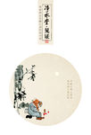 净水堂禅意系列海报