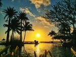 毛里求斯夕阳