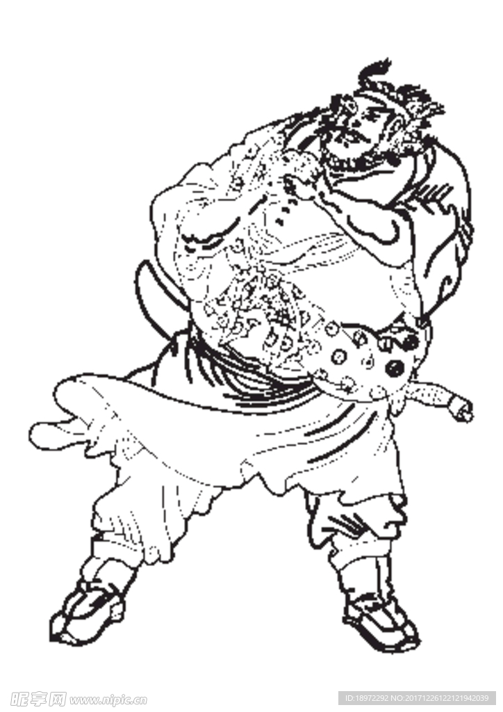 手绘梁山好汉