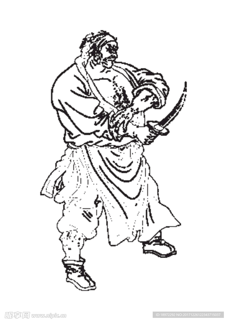 手绘梁山好汉