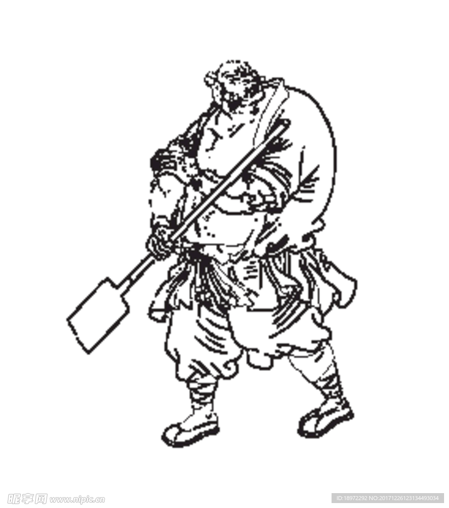 手绘梁山好汉