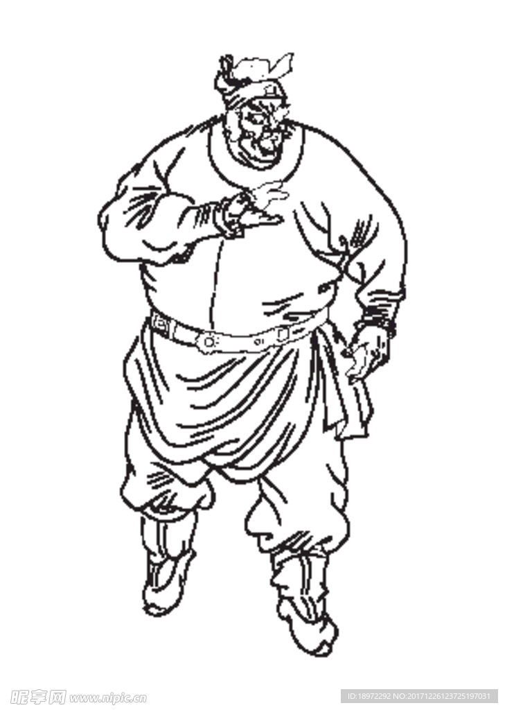 手绘梁山好汉