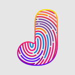 创意指纹字母