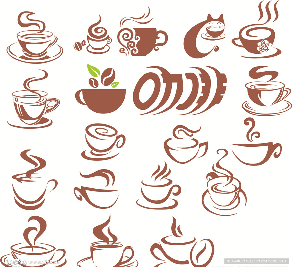 杯子矢量图
