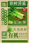 新鲜蔬菜天然有机宣传海报背景底