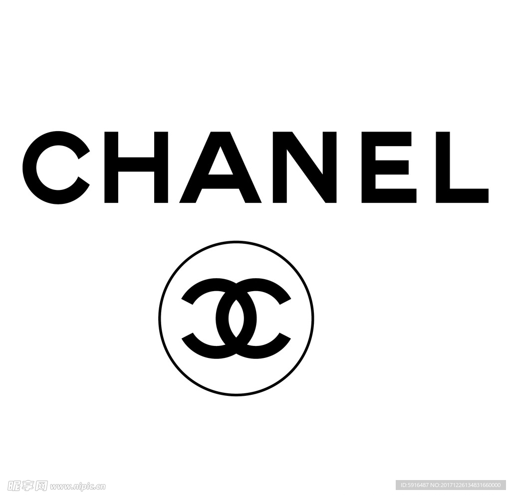 Chanel标志标识矢量