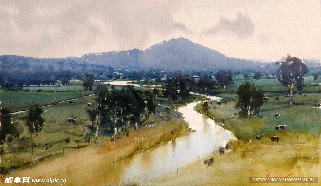 水彩 约瑟夫 Joseph