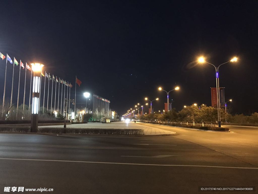 冬夜开发区