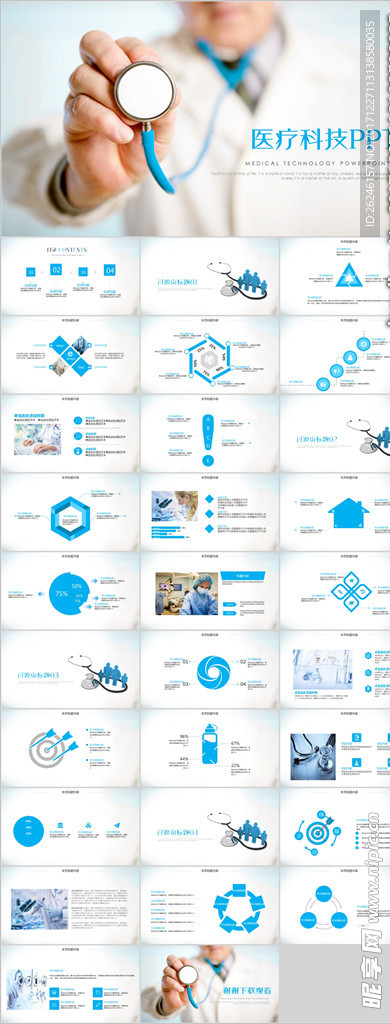 医疗科技PPT模板