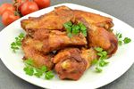 奥尔良香辣鸡腿特写