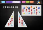 科学元素  校园文化
