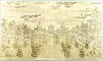 古典图案 花卉素描 版画 木刻