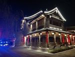 洛邑古城夜景摄影图