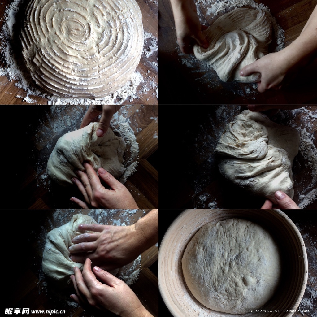 面包制作流程