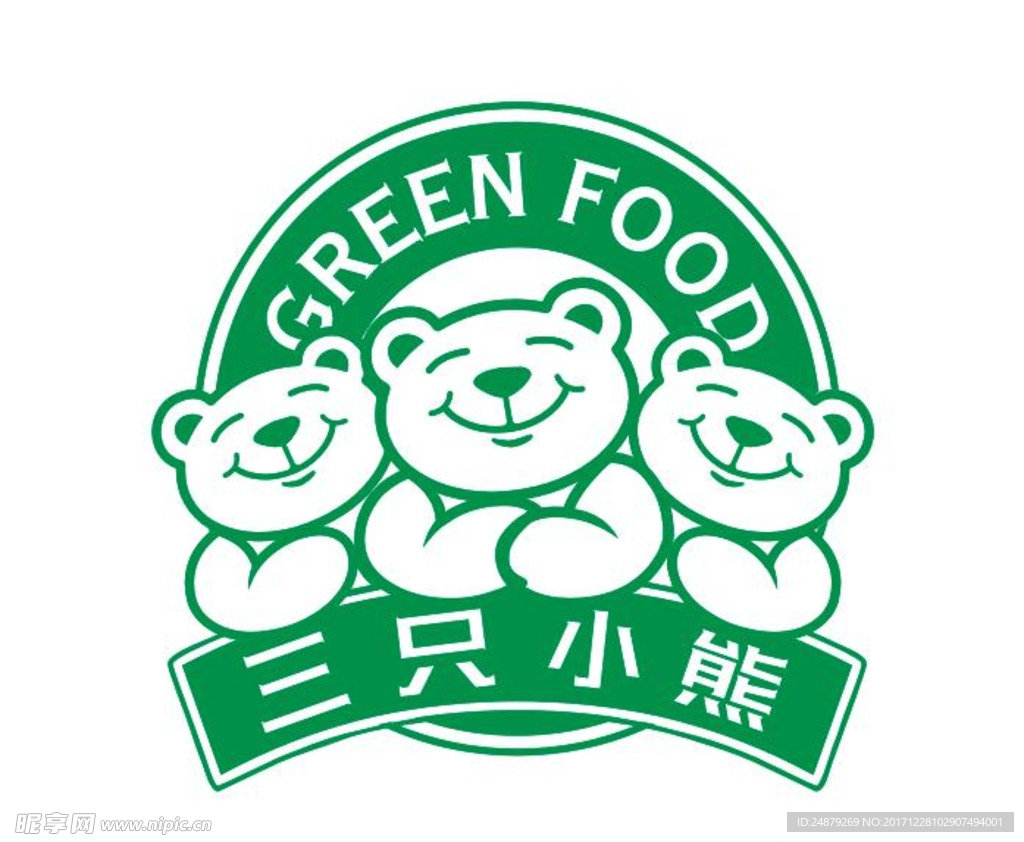 三只小熊logo