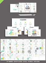 商务数据图表分析年终总结PPT