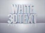 明暗亚光黑白3D特效字